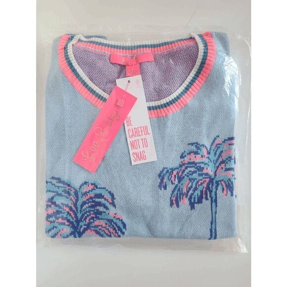 🌴🎾NWT LILLY PULITZER Short Sleeve Tennis Vivie Sweater SIZE M, L, XL MSRP $148 - Picture 14 of 16